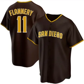 Women's Tim Flannery San Diego Padres Replica Black Snake Skin